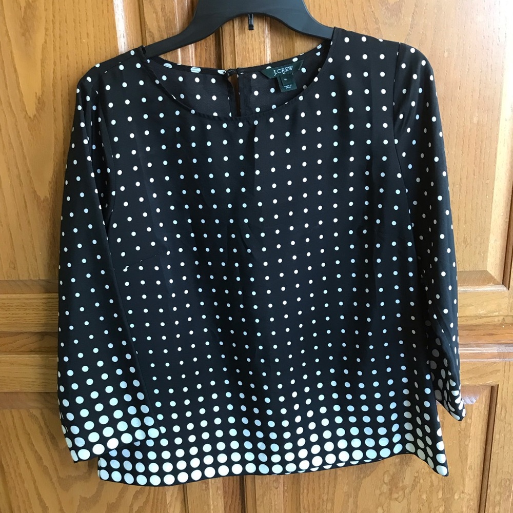 J.CREW BLOUSE SZ M